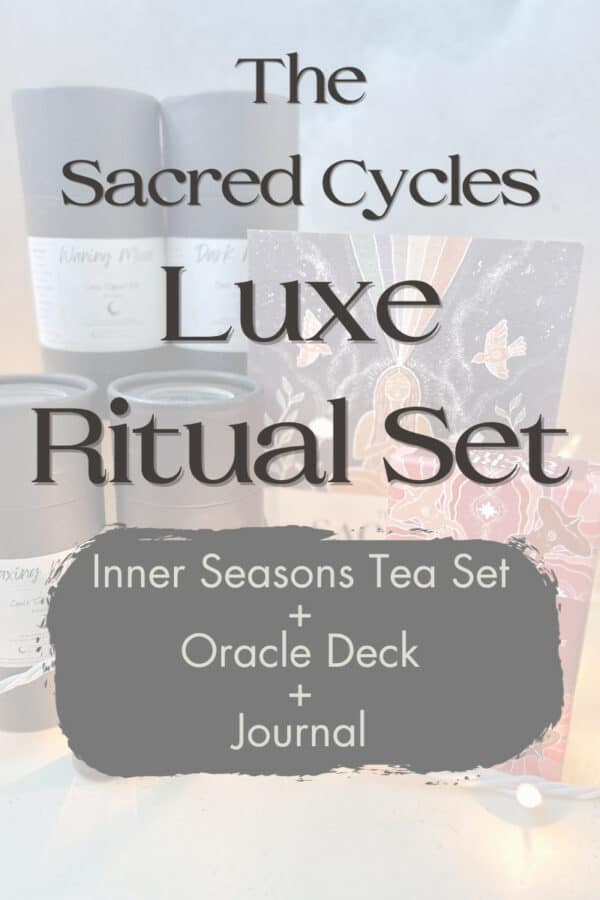 The Sacred Cycles Luxe Ritual Set product listing