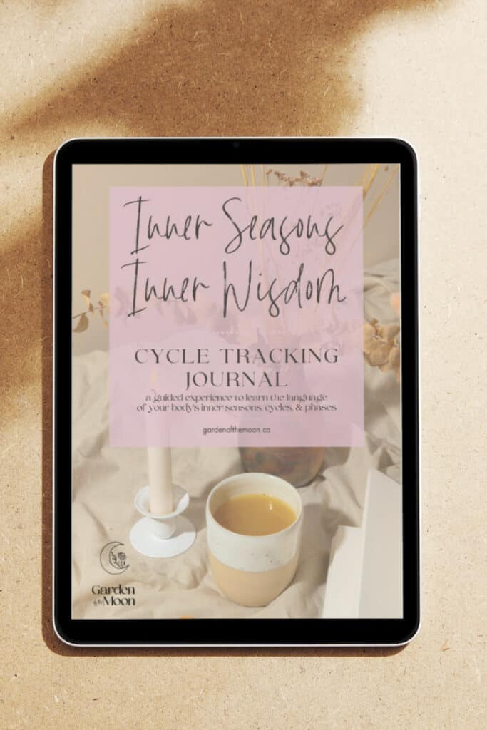 Inner Seasons Inner Wisdom: cycle tracking journal